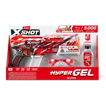 XSHOT Hyper Gel Clutch Blaster (5000 Hyper Gel rutuliukų) ZURU