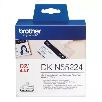 Brother DK-N55224 lipdukų juosta (popierinė, be lipniosios pusės, 54 mm)