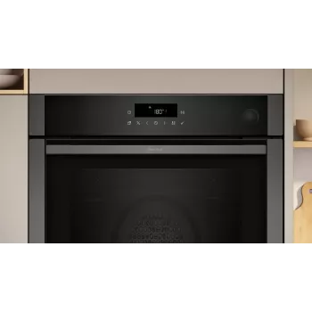 Įmontuojama elektrinė orkaitė NEFF N 50 B6AVJ7AG3 — 71 l, 3600 W, juoda/grafitas, jutiklinis valdymas