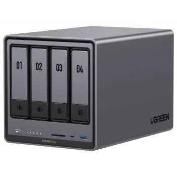 Ugreen NASync DXP4800 Plus stalinis NAS Intel® Pentium® Gold 8505 8 GB DDR5 0 TB UGOS Pro