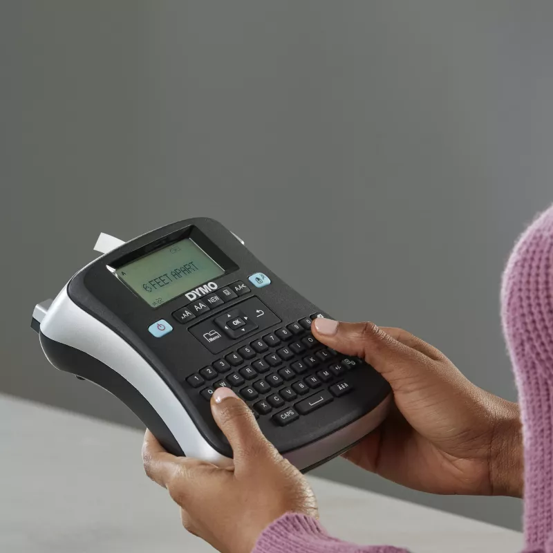 Etikečių spausdintuvas DYMO LabelManager 210D (QWERTZ) – juodas/sidabrinis