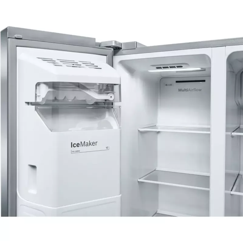 Bosch Serie 6 KAG93AIEP šaldytuvas šaldiklis side-by-side laisvai pastatomas 560 L nerūdijantis plienas