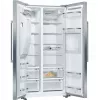 Bosch Serie 6 KAG93AIEP šaldytuvas šaldiklis side-by-side laisvai pastatomas 560 L nerūdijantis plienas