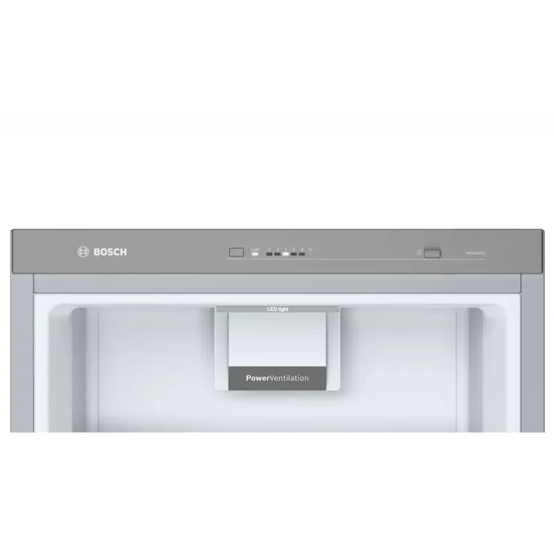 Bosch Serie 4 KSV36VLDP šaldytuvas, laisvai pastatomas, 346 L, nerūdijantis plienas