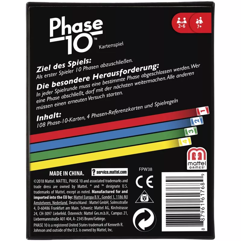 Žaidimas Phase 10