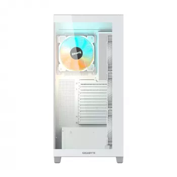 GIGABYTE C500 PANORAMIC STEALTH Midi Tower baltas kompiuterio korpusas