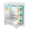 GIGABYTE C500 PANORAMIC STEALTH Midi Tower baltas kompiuterio korpusas