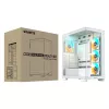 GIGABYTE C500 PANORAMIC STEALTH Midi Tower baltas kompiuterio korpusas