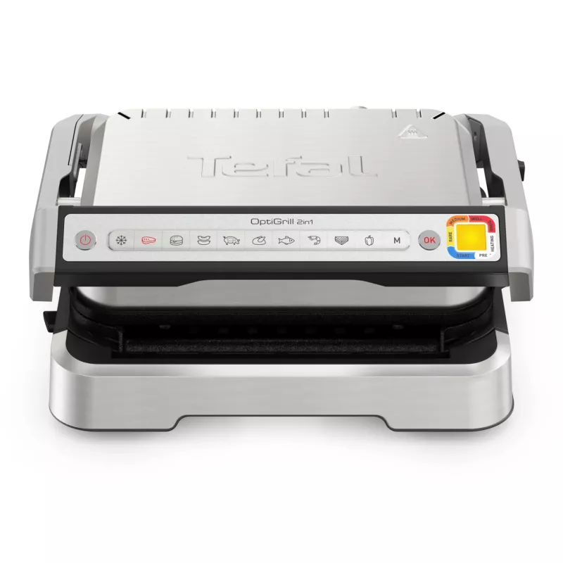 Kontaktinė grilio keptuvė Tefal OptiGrill 2in1 GC773D nerūdijantis plienas 2100 W