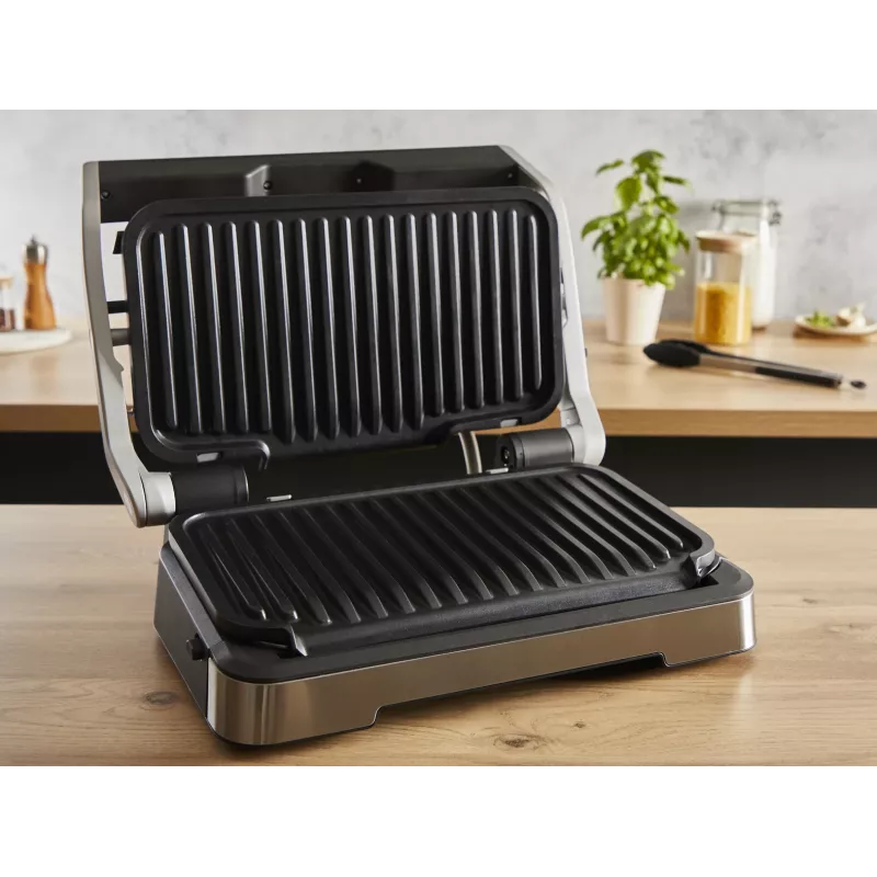 Kontaktinė grilio keptuvė Tefal OptiGrill 2in1 GC773D nerūdijantis plienas 2100 W