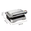 Kontaktinė grilio keptuvė Tefal OptiGrill 2in1 GC773D nerūdijantis plienas 2100 W