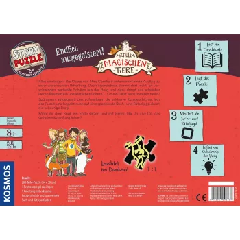 Dėlionė Kosmos 4002051698737 Die Schule der magischen Tiere 8+