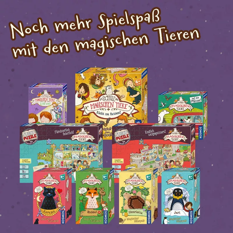Dėlionė Kosmos Die Schule der magischen Tiere 8+