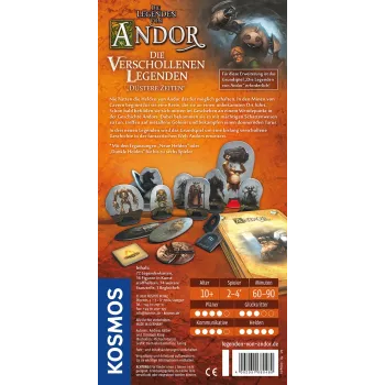 Kosmos 680480 Die Legenden von Andor - Düstere Zeiten stalo žaidimas, 2-4 žaidėjai, 10+