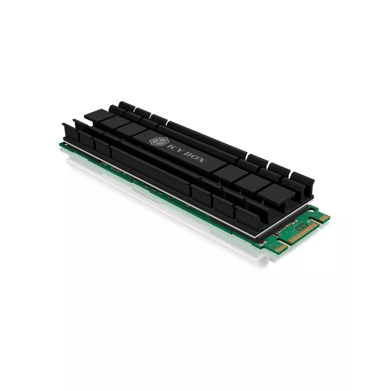 ICY BOX IB-M2HS-701 M.2 NVMe SSD aušintuvas/radiatorius juodas 1 vnt.