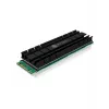 ICY BOX IB-M2HS-701 M.2 NVMe SSD aušintuvas/radiatorius juodas 1 vnt.