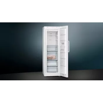 Šaldiklis Siemens iQ300 GS33NVWEP — 225 L, NoFrost, 20 kg/24h, E klasė, baltas