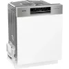 Indaplovė Gorenje GI642E90X pusiau įmontuojama, 13 komplektų, 60 cm, 47 dB, 11 L/ciklas, energijos klasė E