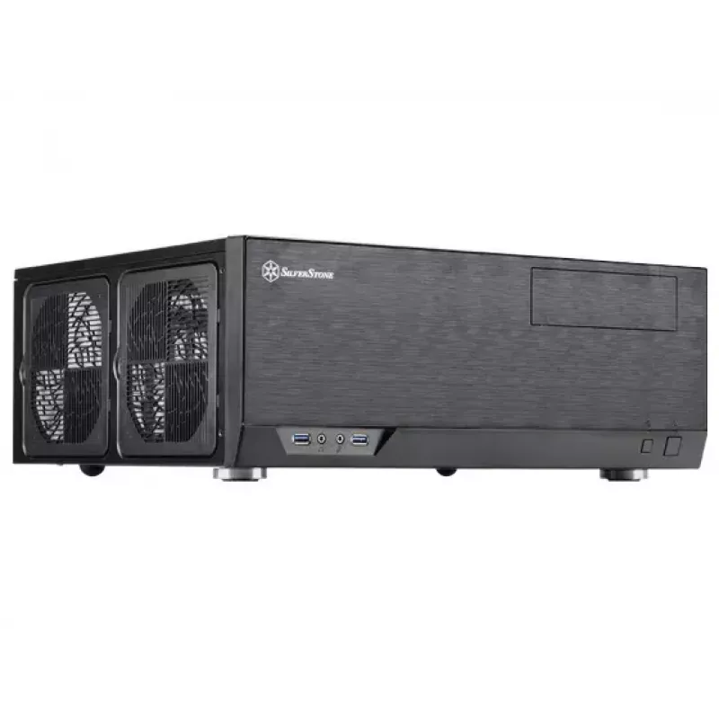 Korpusas PC Silverstone Grandia GD09 Desktop Juodas