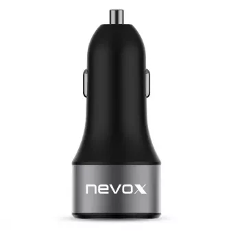 Automobilinis įkroviklis Nevox 1679 Universalus Juodas Greitasis Įkrovimas