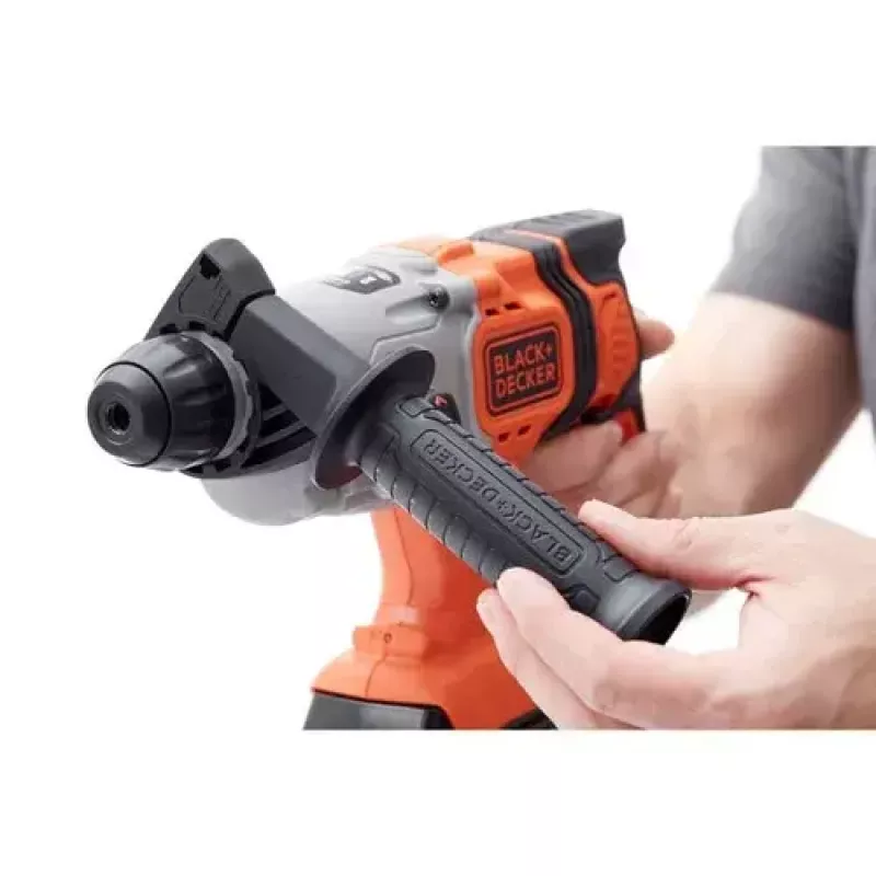 Grąžtinis plaktukas Black & Decker BCD900E2K-QW 1880 aps/min SDS Plus, 2,5 Ah baterija