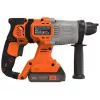 Grąžtinis plaktukas Black & Decker BCD900E2K-QW 1880 aps/min SDS Plus, 2,5 Ah baterija