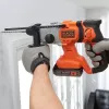 Grąžtinis plaktukas Black & Decker BCD900E2K-QW 1880 aps/min SDS Plus, 2,5 Ah baterija
