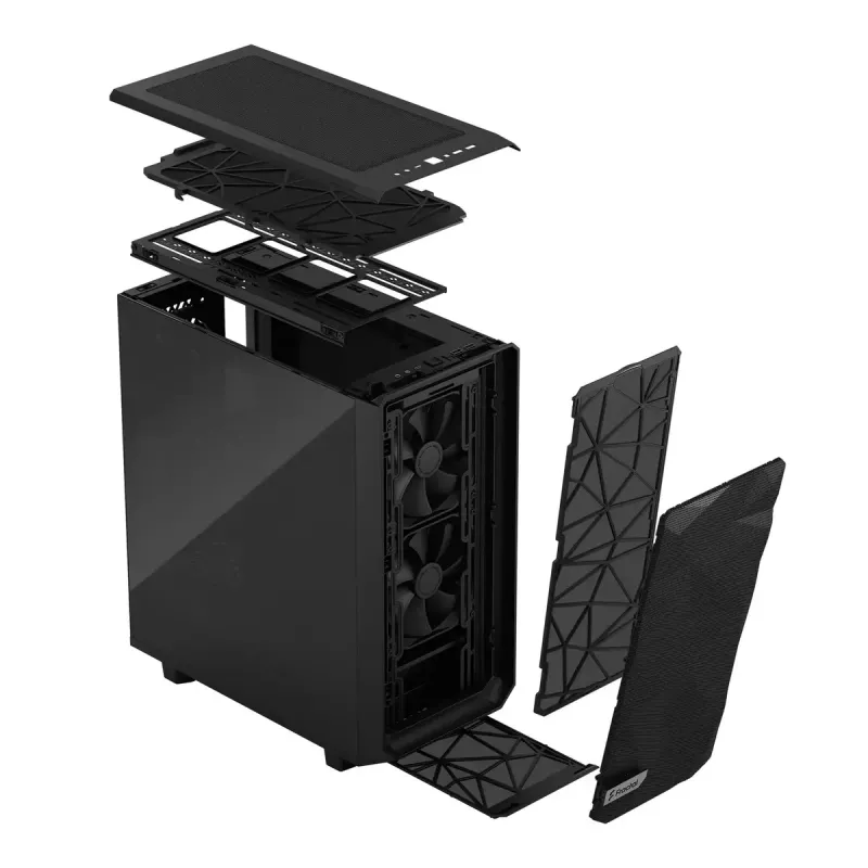 PC korpusas Fractal Design Meshify 2 Compact Tower Black