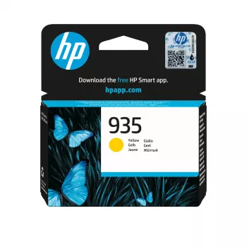 HP 935 geltona originali kasetė, geltona, 1 vnt., 400 puslapių
