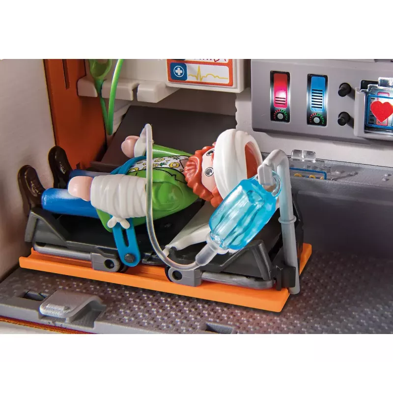 PLAYMOBIL Duck On Call 70913 žaislinis automobilis su antis ir miesto komplektu, įvairiaspalvis