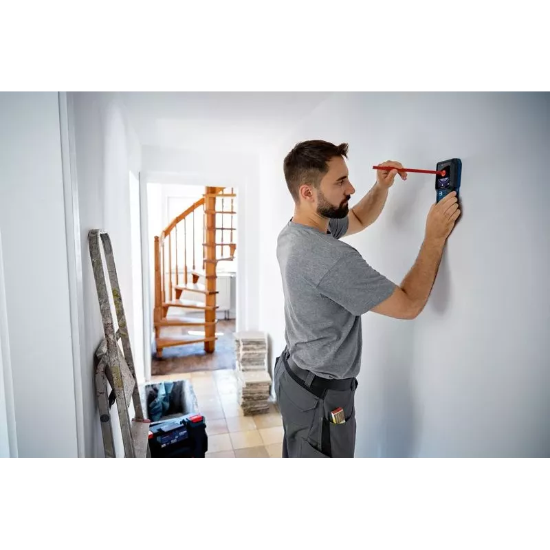 Bosch GMS 120-27 universalus detektorius gyvam kabeliui, metalui, spalvotajam metalui, medienai