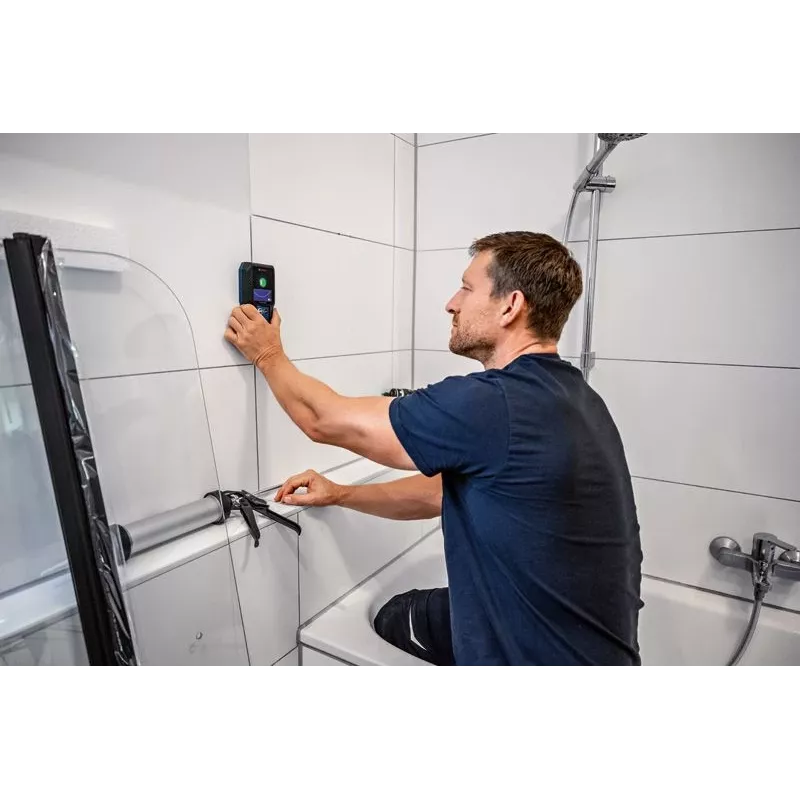 Bosch GMS 120-27 universalus detektorius gyvam kabeliui, metalui, spalvotajam metalui, medienai