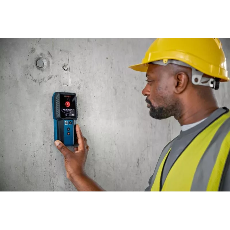 Bosch GMS 120-27 profesionalus universalus detektorius – laidai, metalas, spalvotieji metalai, mediena