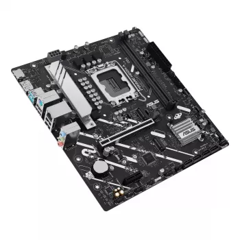Motininė plokštė ASUS PRIME H810M-A-CSM — Intel H810, LGA 1851, microATX, 2× DDR5 DIMM (iki 128 GB), 2× M.2, 4× SATA III, PCIe 4.0