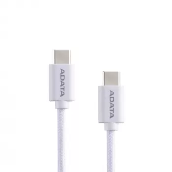 USB-C į USB-C laidas ADATA CACC-200PN-WH, USB 2.0, 2 m, baltas