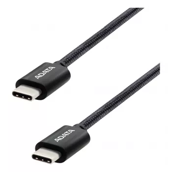 USB-C į USB-C laidas ADATA CACC-200PN-BK, USB 2.0, 2 m, juodas