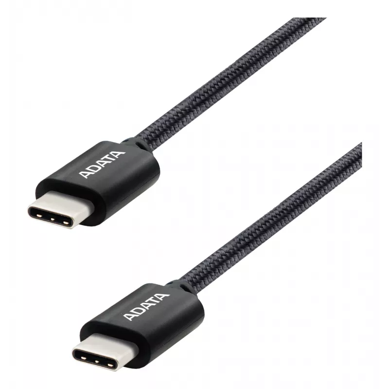 USB-C į USB-C laidas ADATA CACC-200PN-BK, USB 2.0, 2 m, juodas