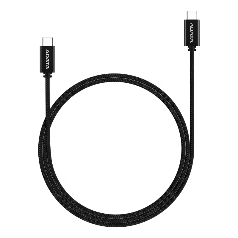 USB-C į USB-C laidas ADATA CACC-200PN-BK, USB 2.0, 2 m, juodas