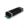 ICY BOX IB-M2HS-70 aušintuvas/radiatorius M.2 SSD – juodas, 1 vnt.