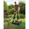 Akumuliatorinis žoliapjovės pjūklas Black & Decker STC1820CM-QW
