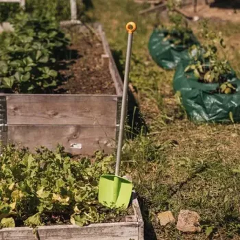 Vaikiškas kastuvėlis Fiskars MyFirst aliuminis-plastikas, žalias