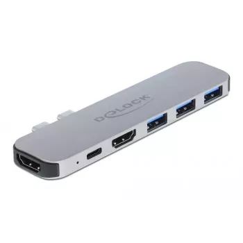 Docking stotelė DeLOCK Docking Station for MacBook Dual HDMI 4K PD Hub