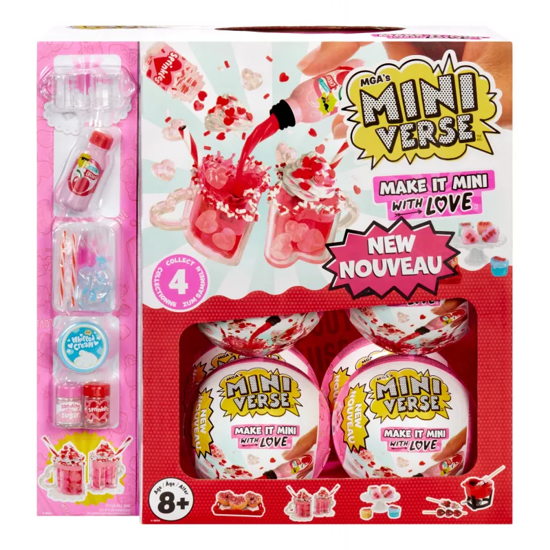 Miniverse Make It Mini Love in PDQ, 8 m., Įvairiaspalvis, Plastikas