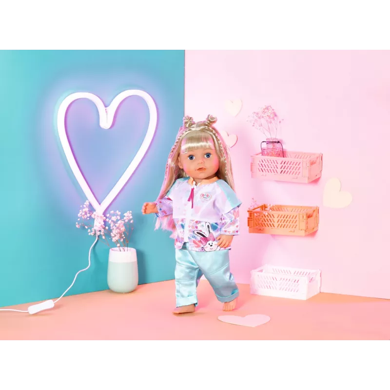 Drabužių komplektas lėlei Zapf Creation BABY born Casual Outfit Aqua 3 m.
