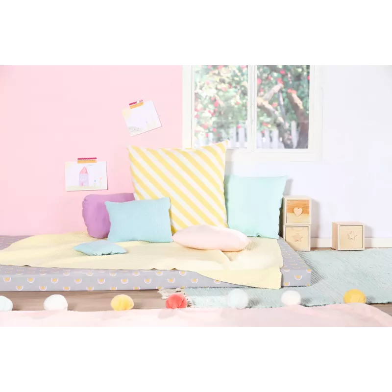 BABY born Kindergarten Romper+Badges – kombinezonas lėlei su ženkliukais, 2 metai, 55 g
