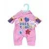 BABY born Kindergarten Romper+Badges – kombinezonas lėlei su ženkliukais, 2 metai, 55 g