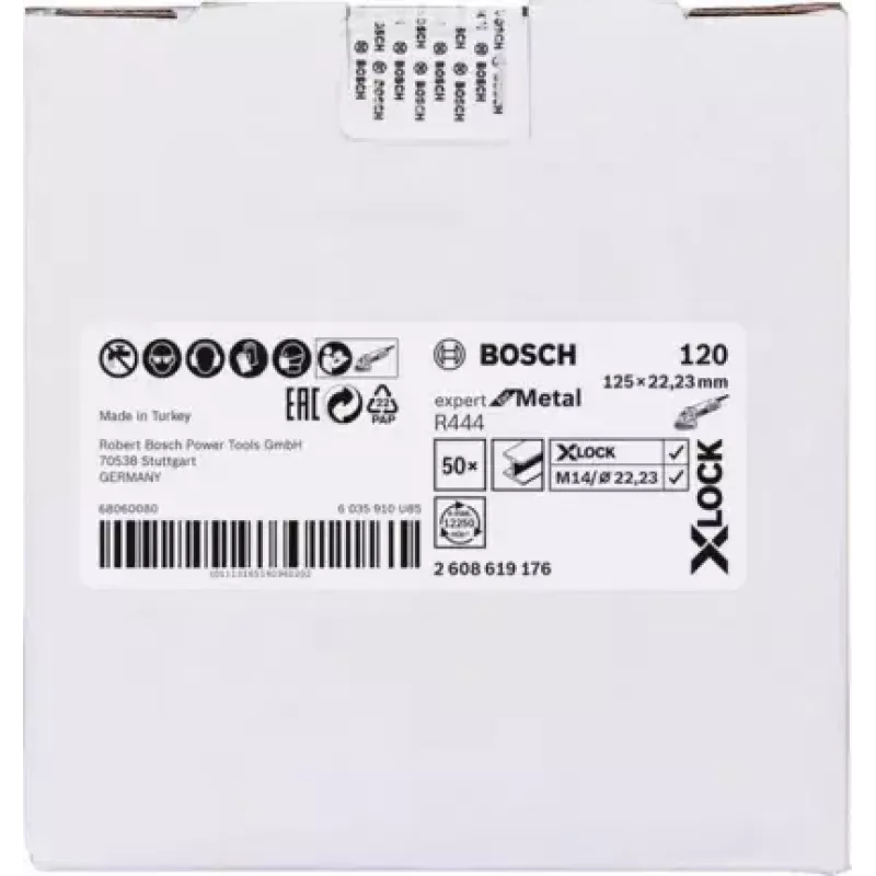 Bosch X-LOCK R444 EXPERT FOR METAL šlifavimo diskas
