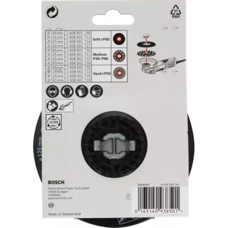 Bosch 2 608 601 711 X-LOCK atraminis diskas šlifavimui