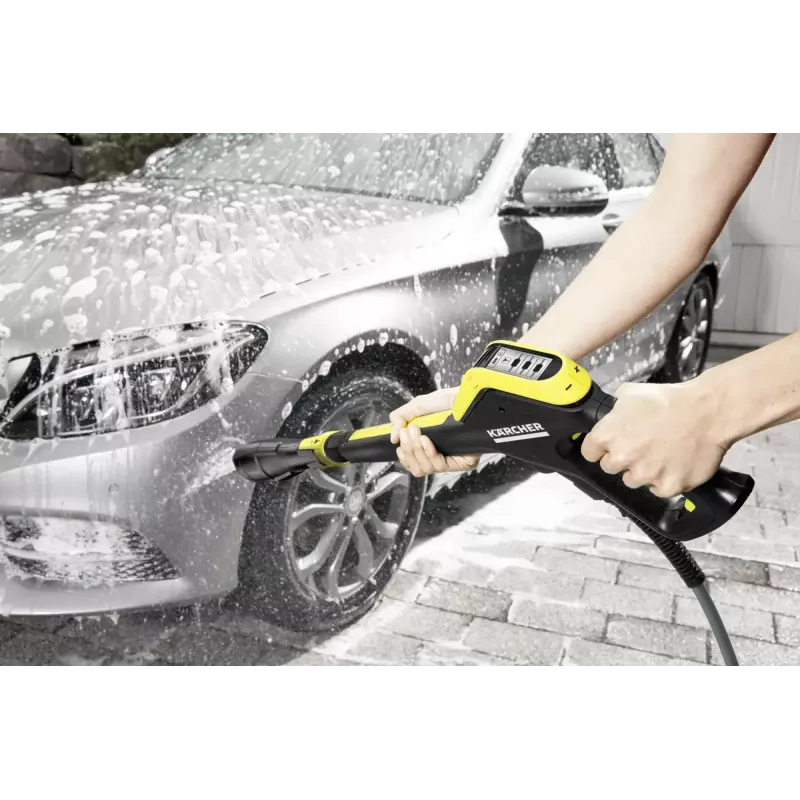 Karcher K 5 Premium Smart Control Flex Home – elektrinis aukšto slėgio plovimo aparatas, 2100 W, 145 bar, 10 m žarna, 5 m laidas, 7,5 l/min