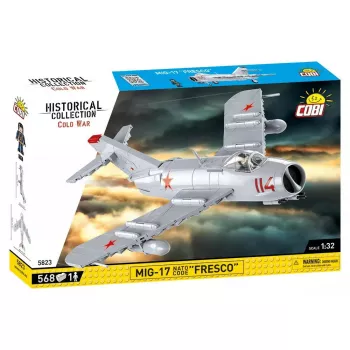 Konstruktorius Cobi MiG-17 NATO kodas Fresco modelis 5823 – plytelių rinkinys iš Cobi